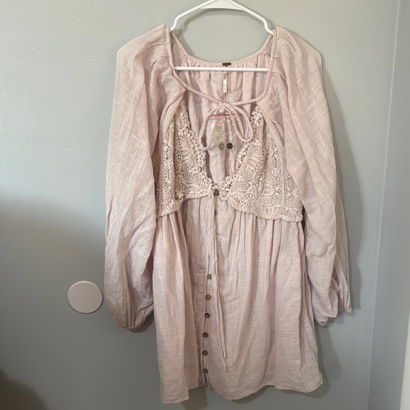 NWOT Free People Summer Struttin' Mini Dress Size Small - Picture 4 of 9